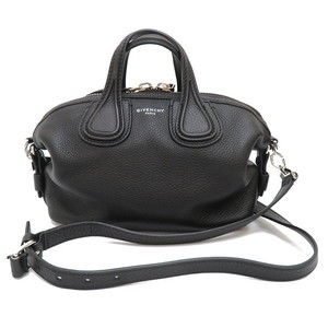 Givenchy MA H Shoulder Bag Leather Black